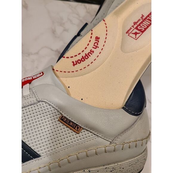 Pikolinos Men's FUENCARRAL Multicolor Sneakers w stitching Espuma White 42/8US - Picture 12 of 16